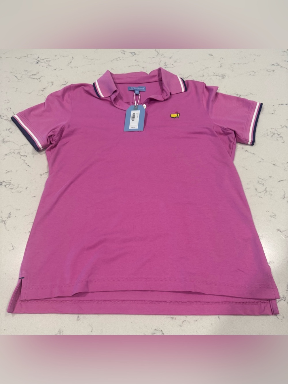 Masters Magnolia Lane Collection Gulf Polo - M in Berry - NWT